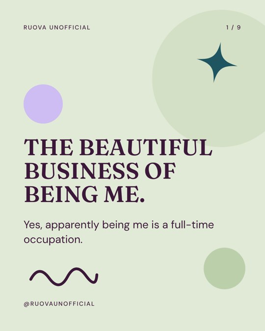 The beautiful business of being me carousel cover