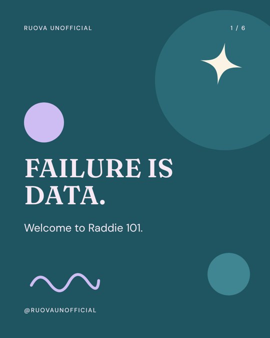 Failure is data carousel cover