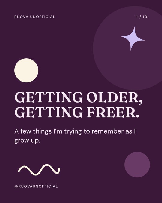 Getting older, getting freer carousel cover