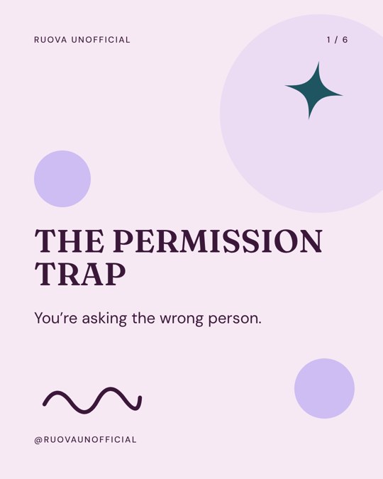 The permission trap carousel cover