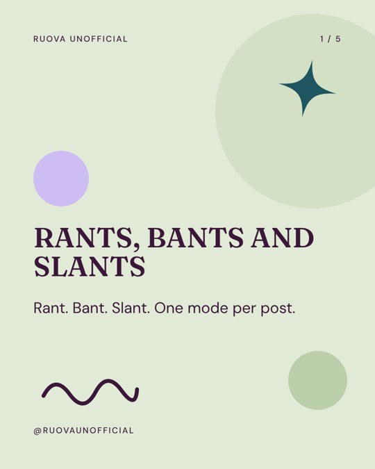 Rants, Bants and Slants carousel cover